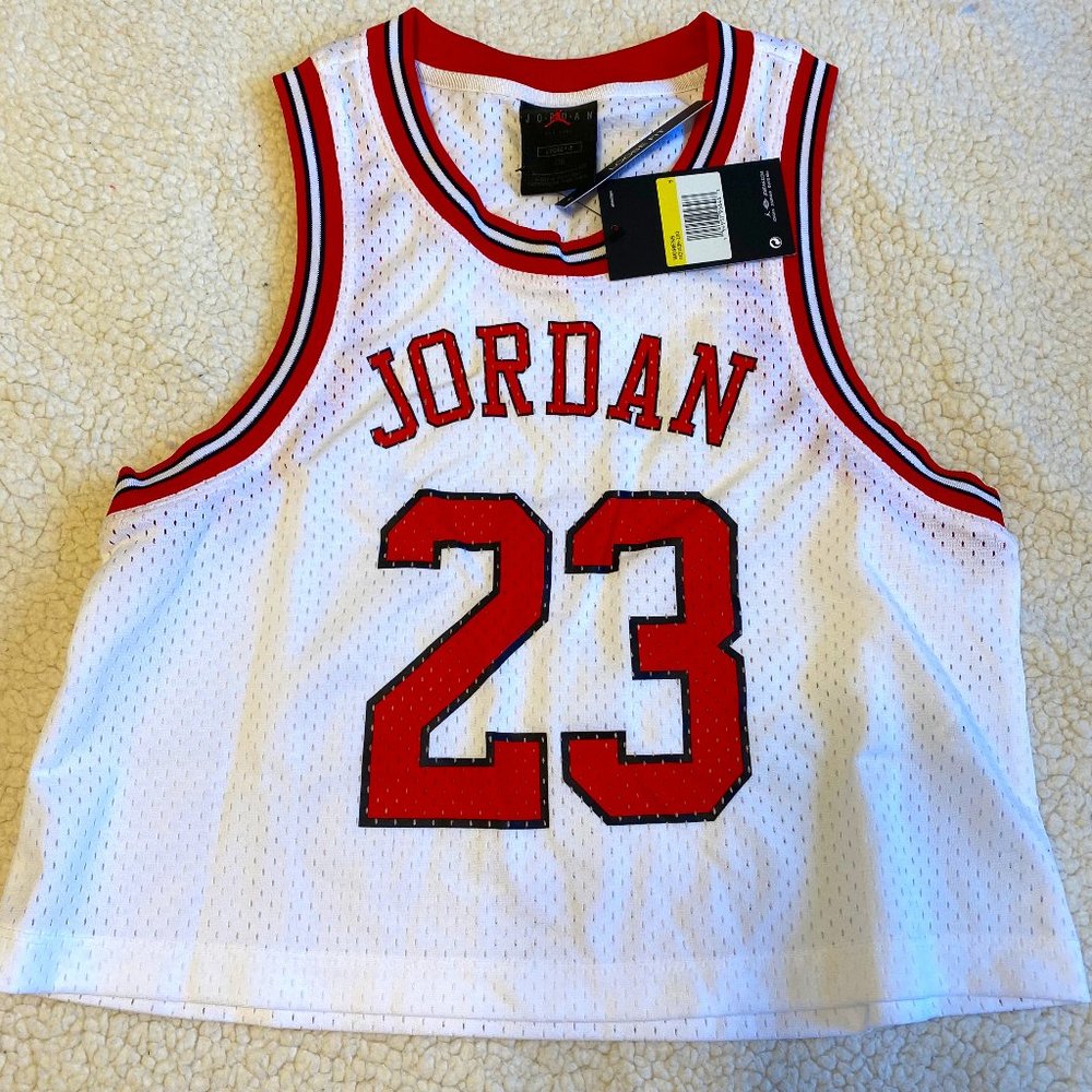 Women's Jordan White Essentials Jersey NWT